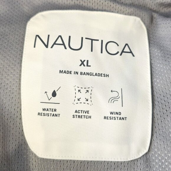 Nautica Multicolor Water Wind Resistant Stretch Bomber Jacket - Men's Size XL - Picture 5 of 12